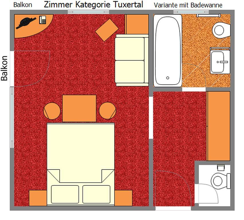 Apart Tuxertal Finkenberg Kamer foto